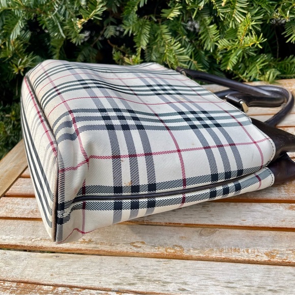 Burberry Nova Check Nylon Tote Bag - Picture 6 of 14